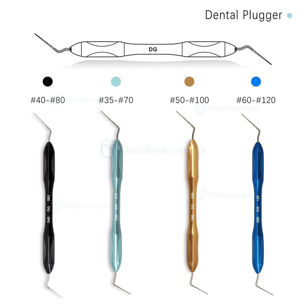 Kit de condensadores manuales NiTi para endodoncia en 4 tama&ntilde;os